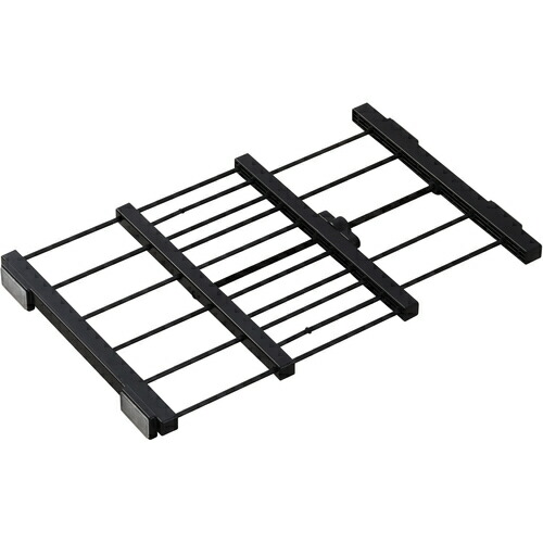平安伸銅工業　突っ張りすき間棚　Ｗ‐ＬＬ　　ブラック　幅　２８．５−４３ｃｍ　耐荷重　２ｋｇ　【20個】　【品番：SMR-24B】