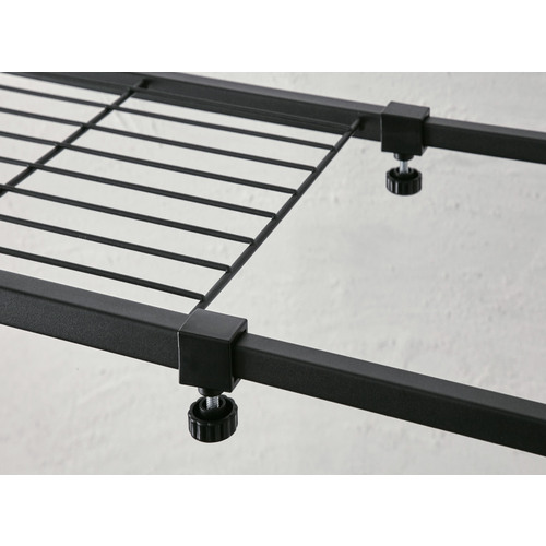 平安伸銅工業　角パイプ洗濯機棚　マットブラック　幅　５８−８０ｃｍ　耐荷重　８．６ｋｇ　【5個】　【品番：TLR-2B】_1