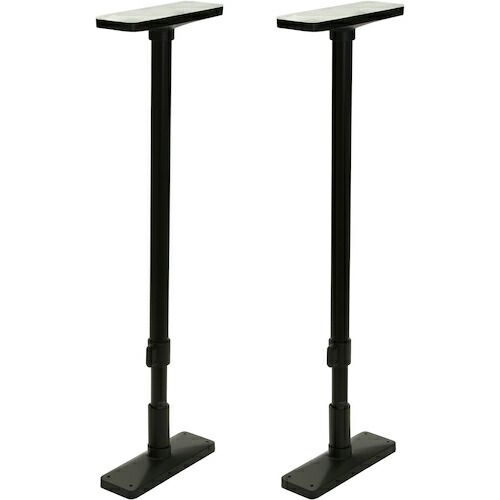 平安伸銅工業　家具転倒防止ポール　６５　マットブラック　耐圧２００ｋｇ　【10個】　【品番：UEQ-65K】