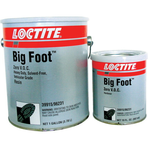 ヘンケルジャパン　ロックタイト　防滑塗料　ビッグフット　ＺＶ　黄　３．３ＬＴ（２１５８３８５）（ＰＣ６３１５）　【品番：BF-ZV-YEL】