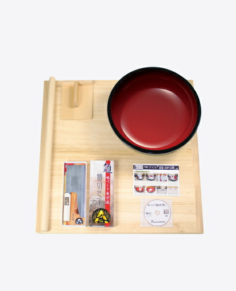 豊稔企販　家庭用麺打セット（大）（そば・うどんDVD付）　【品番：A-1220】