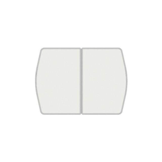 ハウステック　クミフタ（530×770切欠）2枚　オフホワイト、グレー　【品番：EM13-PT4055】の通販は 20,505円