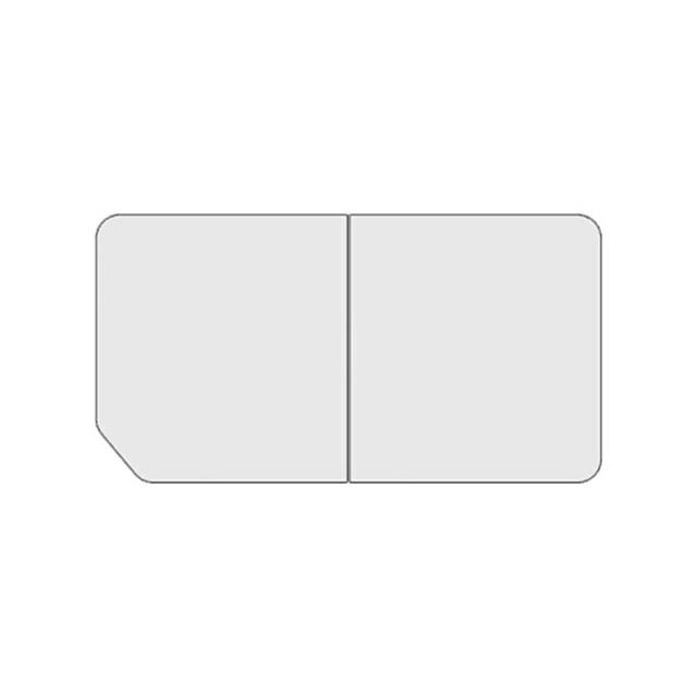 ハウステック　断熱クミフタ（720×766切欠、720×766）2枚　ホワイト　【品番：CJ13-PT2044】