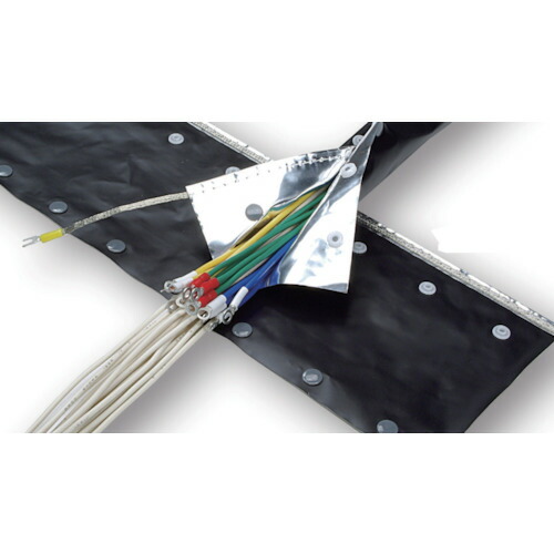 因幡電機産業（因幡電工）　JAPPY　ノイズシールドチューブ　２５Ｍスナップボタンタイプ　結束寸法４０Φ　【25ｍ】　【品番：JNST-40H】