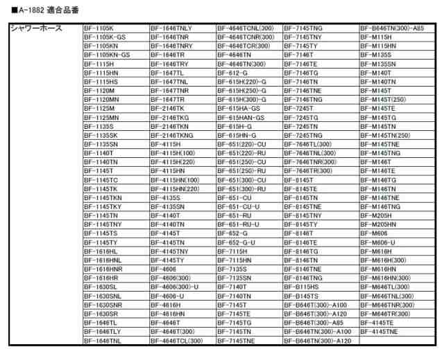 LIXIL（INAX） シャワーホース：1.5ｍ 【品番：A-1882】◯の通販はau PAY マーケット - 住設プロ