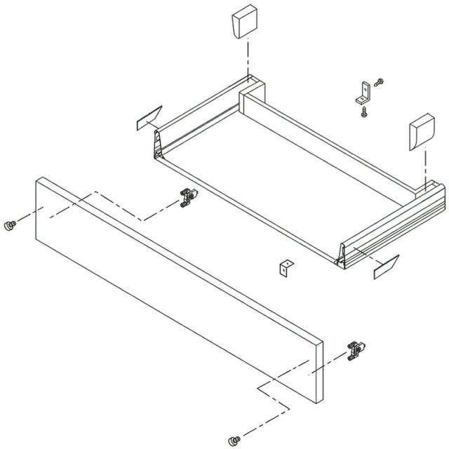 LIXIL（INAX）　インナー引出（配管カバーなし・隙間隠しパッキン付き）　【品番：KHIZ2599/H】【14】