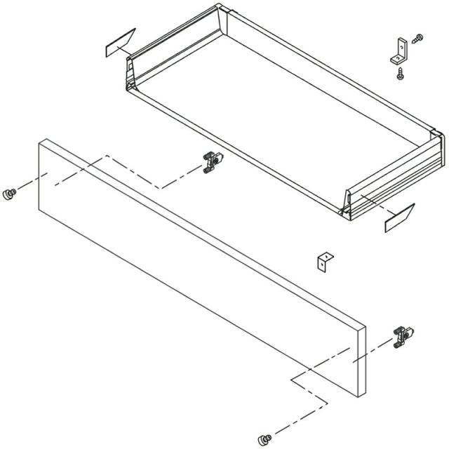 LIXIL（INAX）　インナー引出（配管カバー・隙間隠しパッキンなし）　【品番：KHIZ2604/H】【14】