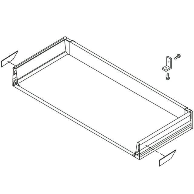 LIXIL（INAX）　引出しボックス（配管カバー・隙間隠しパッキンなし）　【品番：KHIZ2606-1】【14】 6,716円