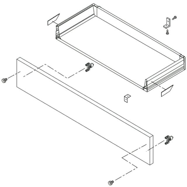 LIXIL（INAX）　インナー引出（配管カバー・隙間隠しパッキンなし）　【品番：KHIZ2606/H】【14】