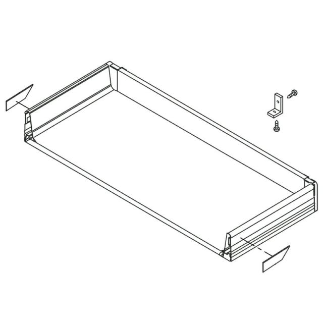 LIXIL（INAX）　引出しボックス（配管カバー・隙間隠しパッキンなし）　【品番：KHIZ2607-1】【14】 6,637円