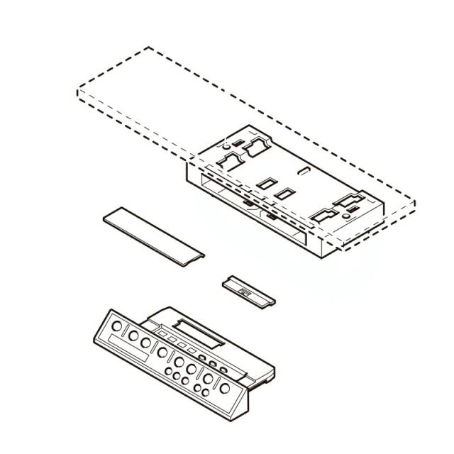 LIXIL（INAX）　インテリアリモコンキット（流す、マイルド、乾燥）　【品番：354-1409】【14】
