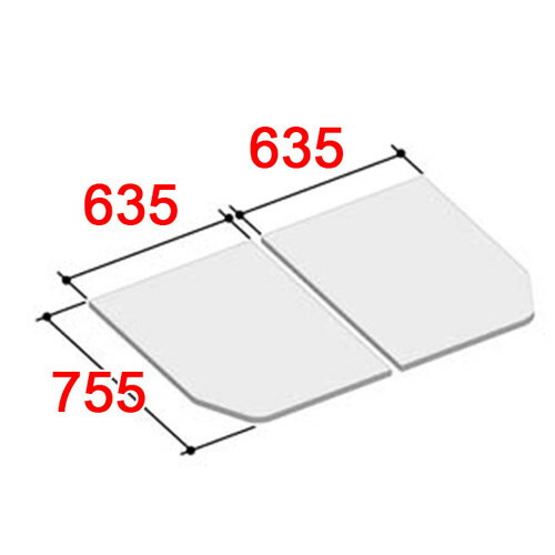 LIXIL（INAX）　薄型保温組フタ　ホワイト　【品番：YFK-1376B（6）-D4】【28】