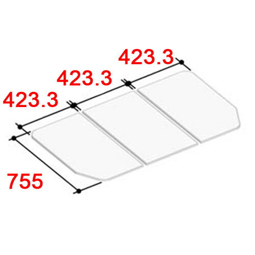 LIXIL（INAX）　薄型保温組フタ　【品番：YFK-1376C（6）-D4】【14】