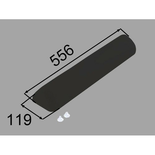 LIXIL（INAX）　ヘッドレスト　ブラック　【品番：YCH-10A/K】