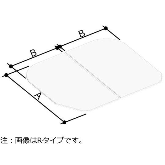 LIXIL（INAX）　薄型保温組フタ 1600フルワイド浴槽用/R勝手用（デッキ水栓有）　ホワイト　【品番：YFK-1412B（2）R-D4】【14】