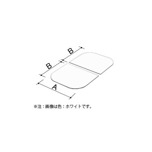 LIXIL（INAX）　薄型保温組フタ 1600フルワイド浴槽用　レザー調ブラック　【品番：YFK-1412B（1）-D4/K】の通販は