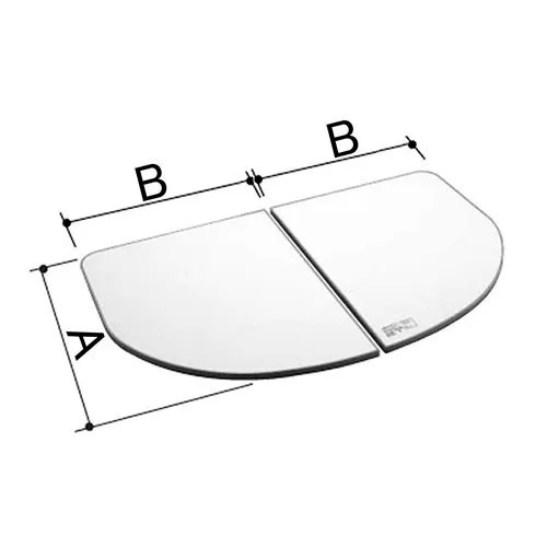 LIXIL（INAX）　薄型保温組フタ 1300ワイド浴槽用　【品番：YFK-1387B（1）-D4】【14】