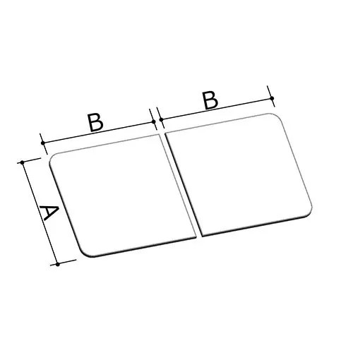 LIXIL（INAX）　薄型保温組フタ 1600ワイド浴槽用　【品番：YFK-1690B（2）-D4】【14】