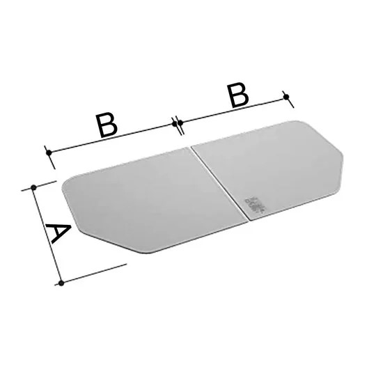 LIXIL（INAX）　保温組フタ LIXIL（INAX） 薄型保温組フタ 1600オーバル浴槽用 L勝手用 品番