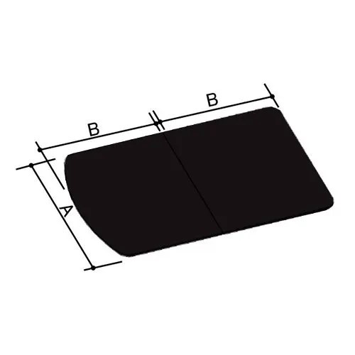 LIXIL（INAX）　薄型保温組フタ　レザー調ブラック　【品番：YFK-1476B（6）-D4/K】【14】