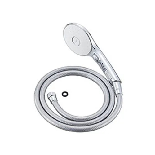 LIXIL（INAX）　スイッチ付エコアクアシャワー　メタル調、ホワイト　【品番：BF-SL6MBGE（1.6）-PU/FW1】【14】