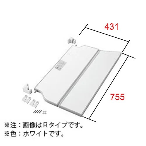 LIXIL（INAX）　薄型腰掛付保温フタ　ホワイト　【品番：YFK-0478A（1）-R-D3-B】【14】