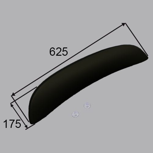 LIXIL（INAX）　ヘッドレスト 浴槽 頭置き　ブラック　【品番：YCH-12A/K】【21】