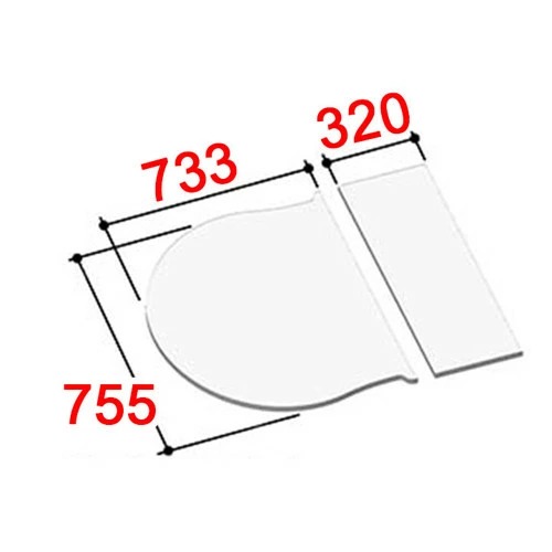 LIXIL（INAX）　保温組フタ　【品番：YFK-1176B（7）R-D】【14】_1