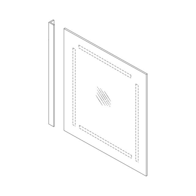 LIXIL（INAX）　鏡ASSY　【品番：MMRZ558-SET】【14】
