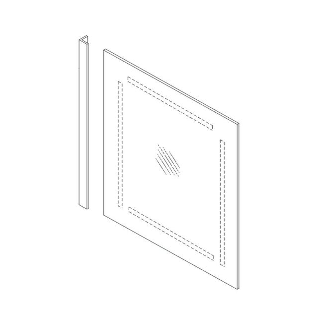 LIXIL（INAX）　鏡ASSY　【品番：MMRZ564-SET】【14】