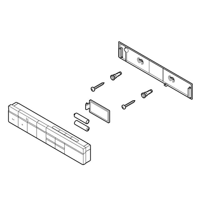 LIXIL（INAX）　電池・ネジ付スマートリモコンキット　【品番：354-1537A-SET】【14】