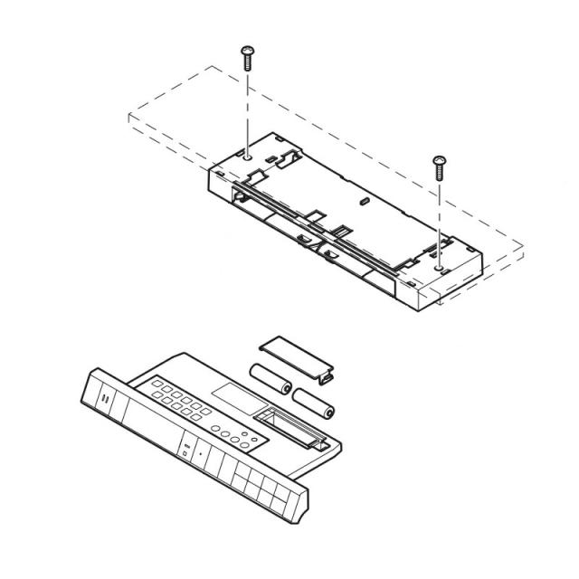 LIXIL（INAX）　電池・ビス付インテリアリモコンキット（EA22グレード用）　【品番：354-1562A-SET】【14】