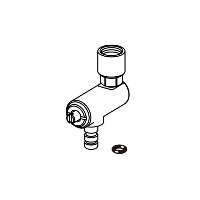 LIXIL（INAX）　水抜式逆止弁付接続ソケットASSY　【品番：A-10010】【14】