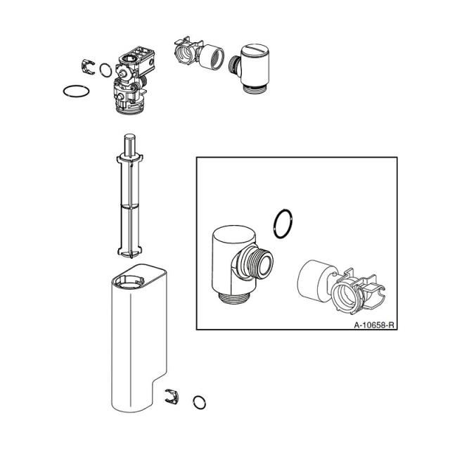 LIXIL（INAX） 浄水規則体系部ASSY 【品番：A-10658-R】【14】