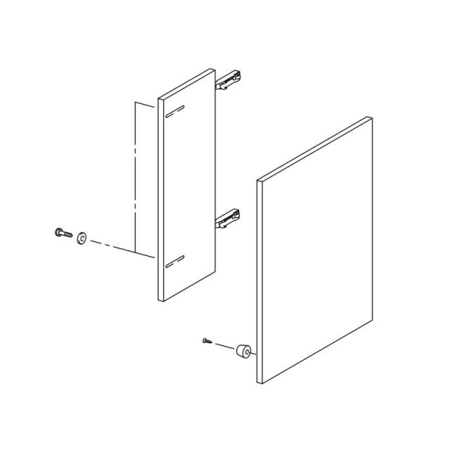 LIXIL（INAX）　右扉ASSY（塗装）　【品番：A-10898RT/SG】【14】