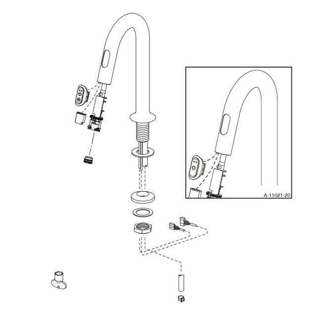 LIXIL（INAX）　吐水口ASSY　【品番：A-11021-20】【14】