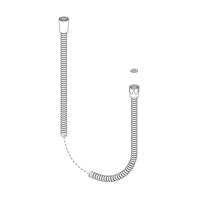 LIXIL（INAX）　シャワーホース（L=1500）　【品番：A-11386-15】【14】