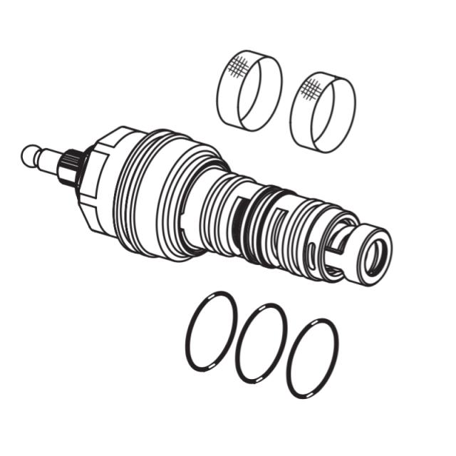 LIXIL（INAX）　温調ASSY　【品番：A-4290】【14】