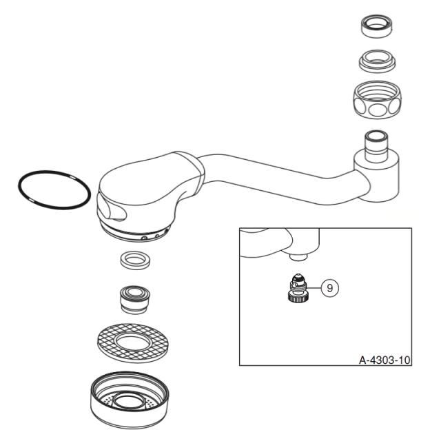 LIXIL（INAX）　吐水口部　【品番：A-4303-10】【14】