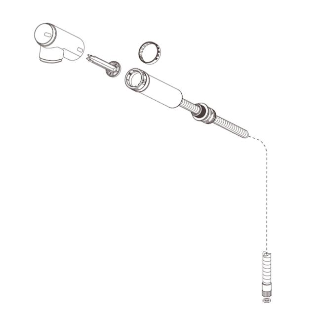 LIXIL（INAX）　ハンドシャワー部　【品番：A-4454】【14】