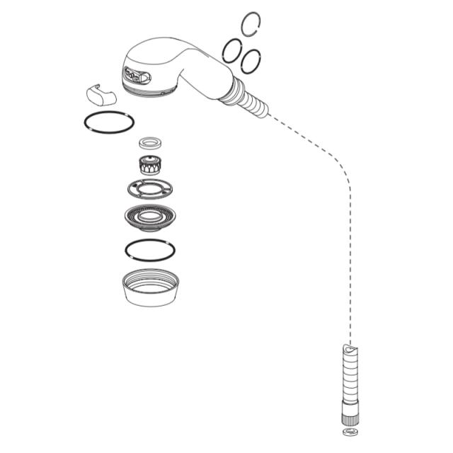 LIXIL（INAX）　ハンドシャワー部　【品番：A-4622-10】【14】