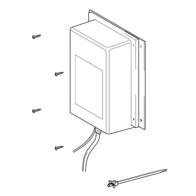 LIXIL（INAX）　電源ボックスASSY（1連ムース状コンセント式）　【品番：A-5495-30】【14】