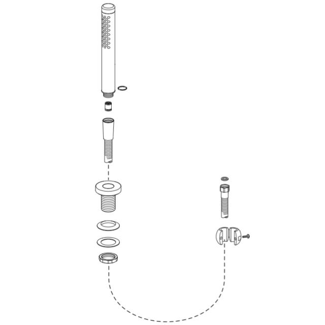 LIXIL（INAX）　ハンドシャワー部　【品番：A-8350】【14】