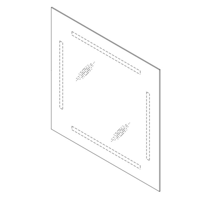 LIXIL（INAX）　鏡セット　【品番：BM-MDA-688X815-B-SET】【14】