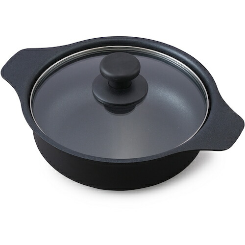 アイリスオーヤマ　ＩＲＩＳ　５１７４７２　鍋　ＩＨ対応鍋　２０ｃｍ　【品番：IHKP-P20-B】