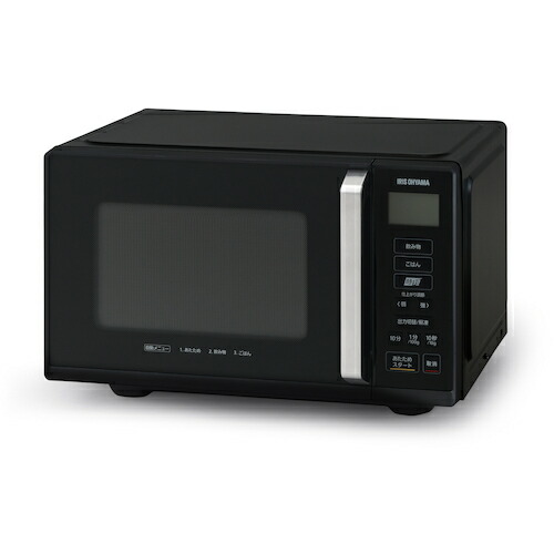 アイリスオーヤマ　ＩＲＩＳ　１０１９９７　単機能レンジ２２Ｌ　ブラック　【品番：IMB-F2202-B】
