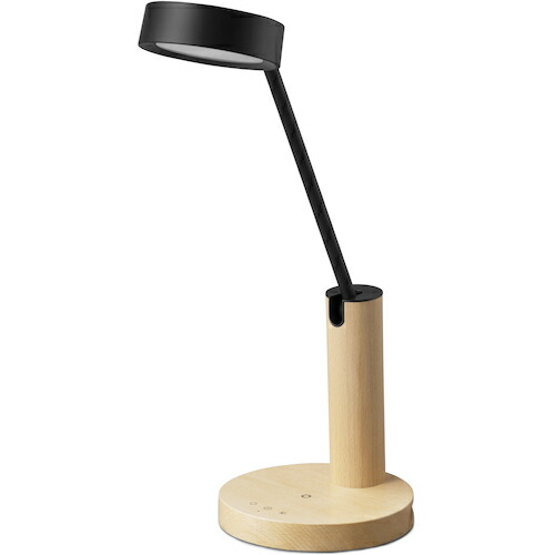 アイリスオーヤマ　ＩＲＩＳ　１０３１０４　デザインデスクライト　ウッド　【品番：LDL-QF02DL-T】