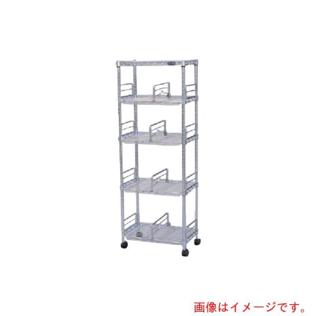 アイリスオーヤマ　ＩＲＩＳ　５３９５８１　メタルラックミニ（ポール径１９）ブックシェルフ　４７０×２７５×１２６　【品番：MM-B424】