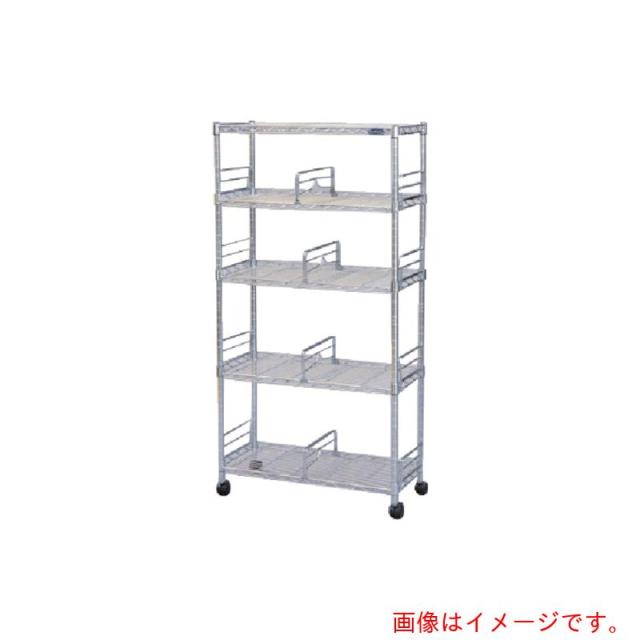 アイリスオーヤマ　ＩＲＩＳ　５３９５８４　メタルラックミニ（ポール径１９）ブックシェルフ　６６０×２７５×１２６　【品番：MM-B624】