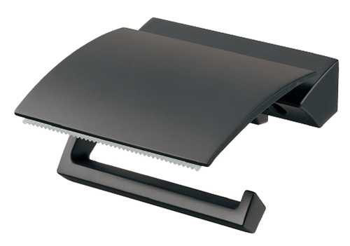 カクダイ　ペーパーホルダー（ブラック）　【品番：203-017-D】